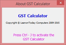 About GST Calculator